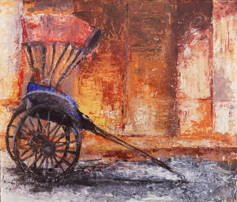 900x766 The Heritage Painting By Artist Debaditya Sarkar - Heritage Painting