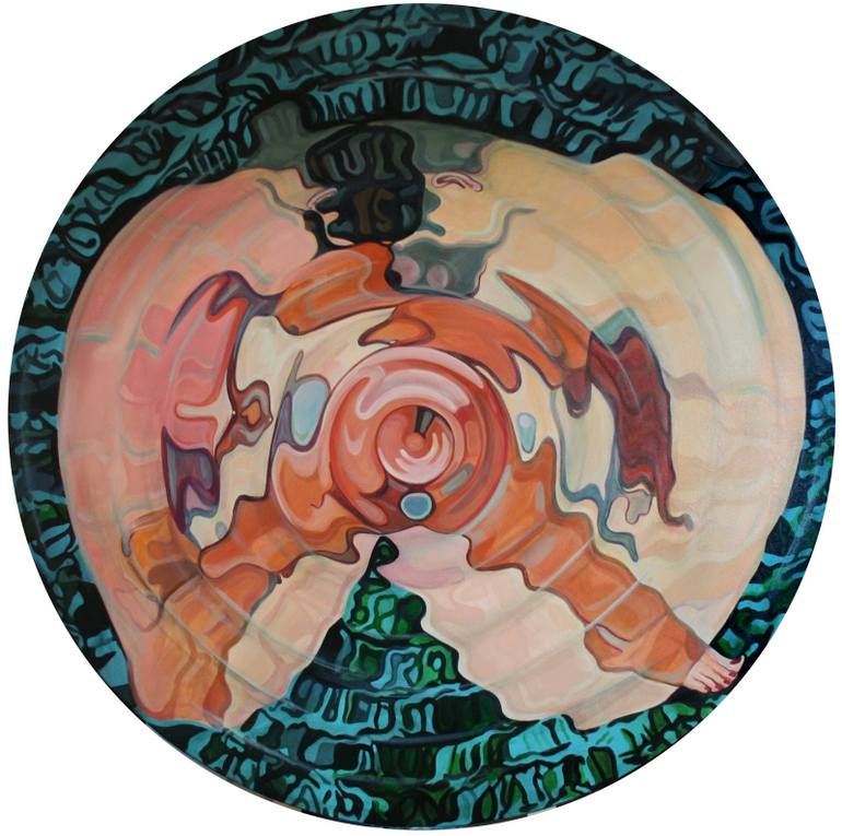 770x765 Saatchi Art The Metamorphosis Of Beauty, Coalescence - Hermaphroditus Painting