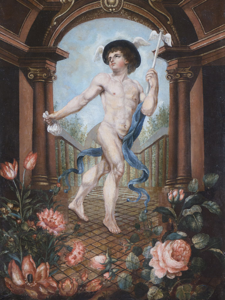 750x1000 Painting Of Hermes Strode Amp Co - Hermes Painting