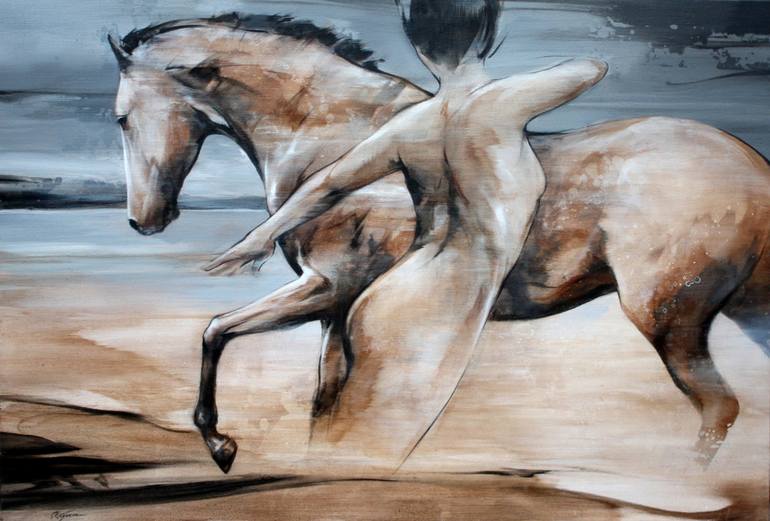 770x521 Saatchi Art Hermes Painting By Cyril - Hermes Painting