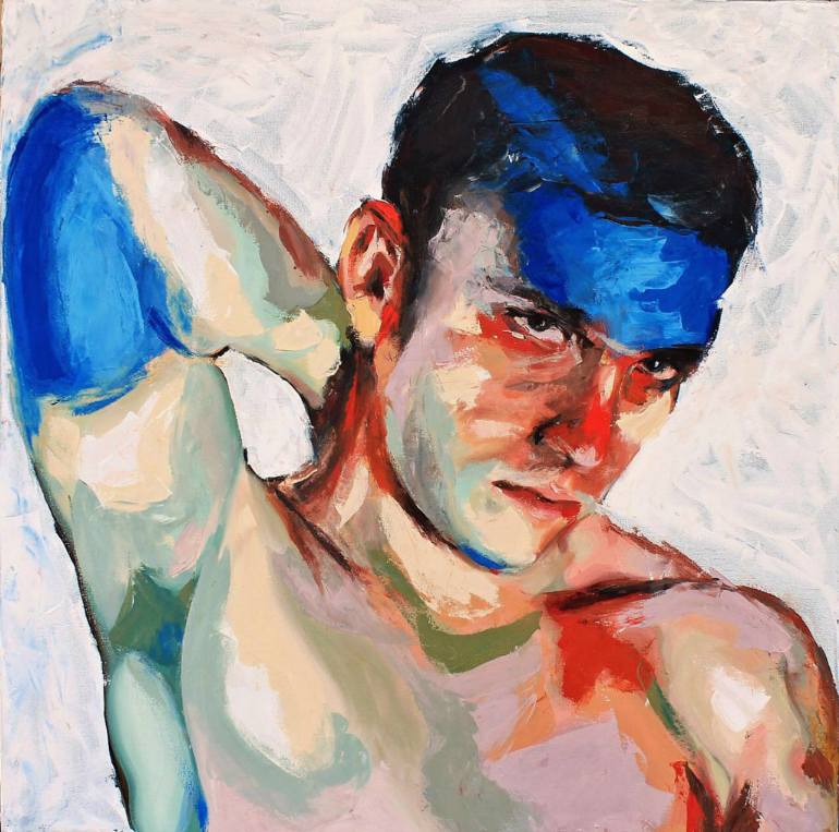 770x763 Saatchi Art Hermes Painting By Jess Cross - Hermes Painting