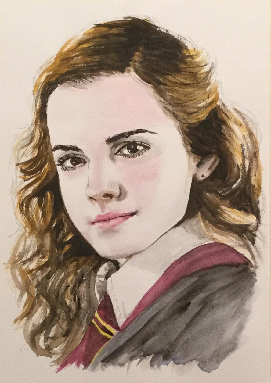 Hermione Granger Painting At Paintingvalley Com Explore Collection Of Hermione Granger Painting