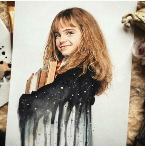 480x482 Pin By Le Guay On Lise Harry Potter, Hermione - Hermione Granger Painting