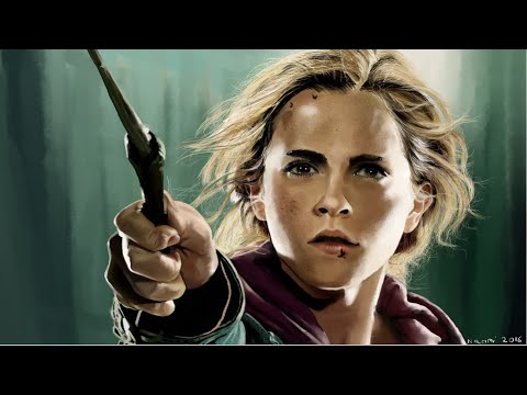 480x360 Digital Painting Hermione Granger - Hermione Granger Painting