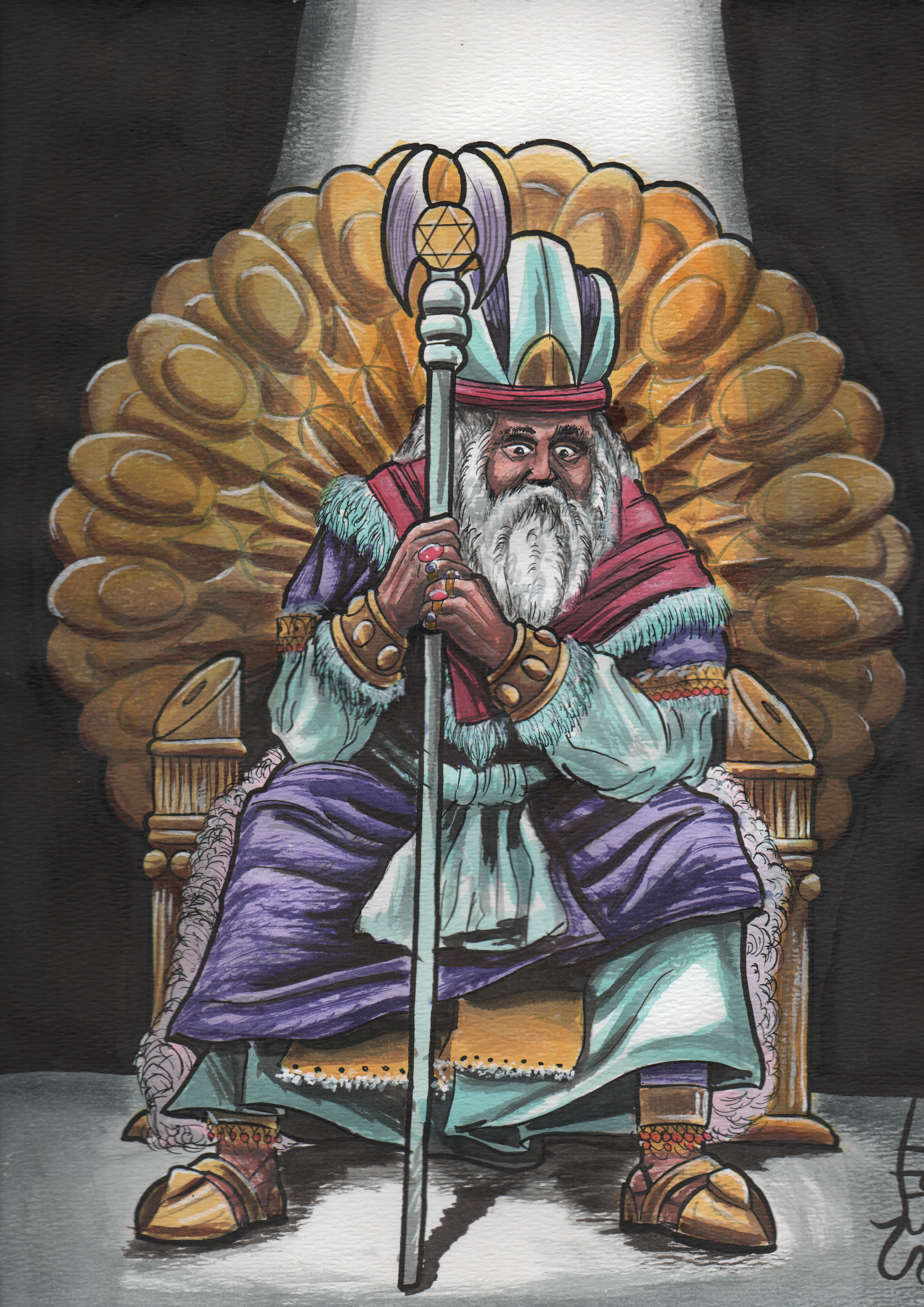 2480x3508 Herod Jr. Forasteros - Herod The Great Painting
