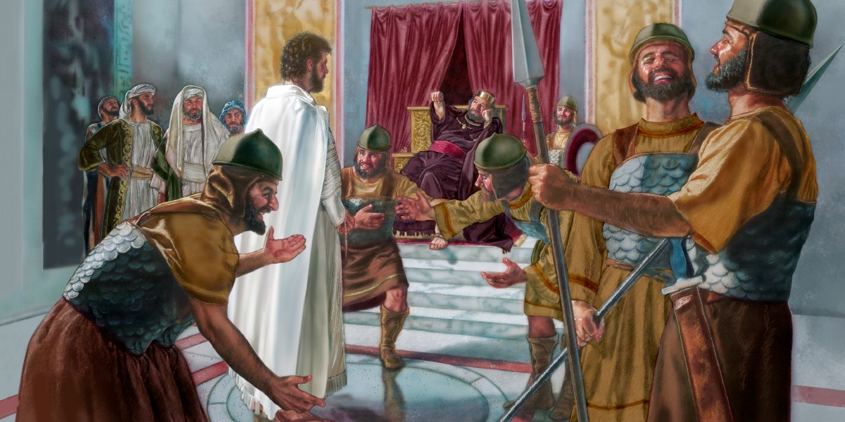 1200x600 Pilate And Herod Find Jesus Innocent Life Of Jesus - Herod The Great Painting