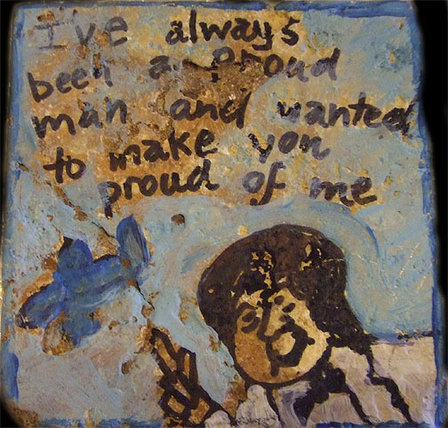 504x482 Hyaena Gallery - Herve Villechaize Painting