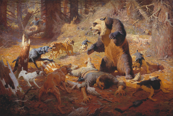 720x482 The Jade Sphinx The Western Art Of William R. Leigh Part Vi - Herve Villechaize Painting