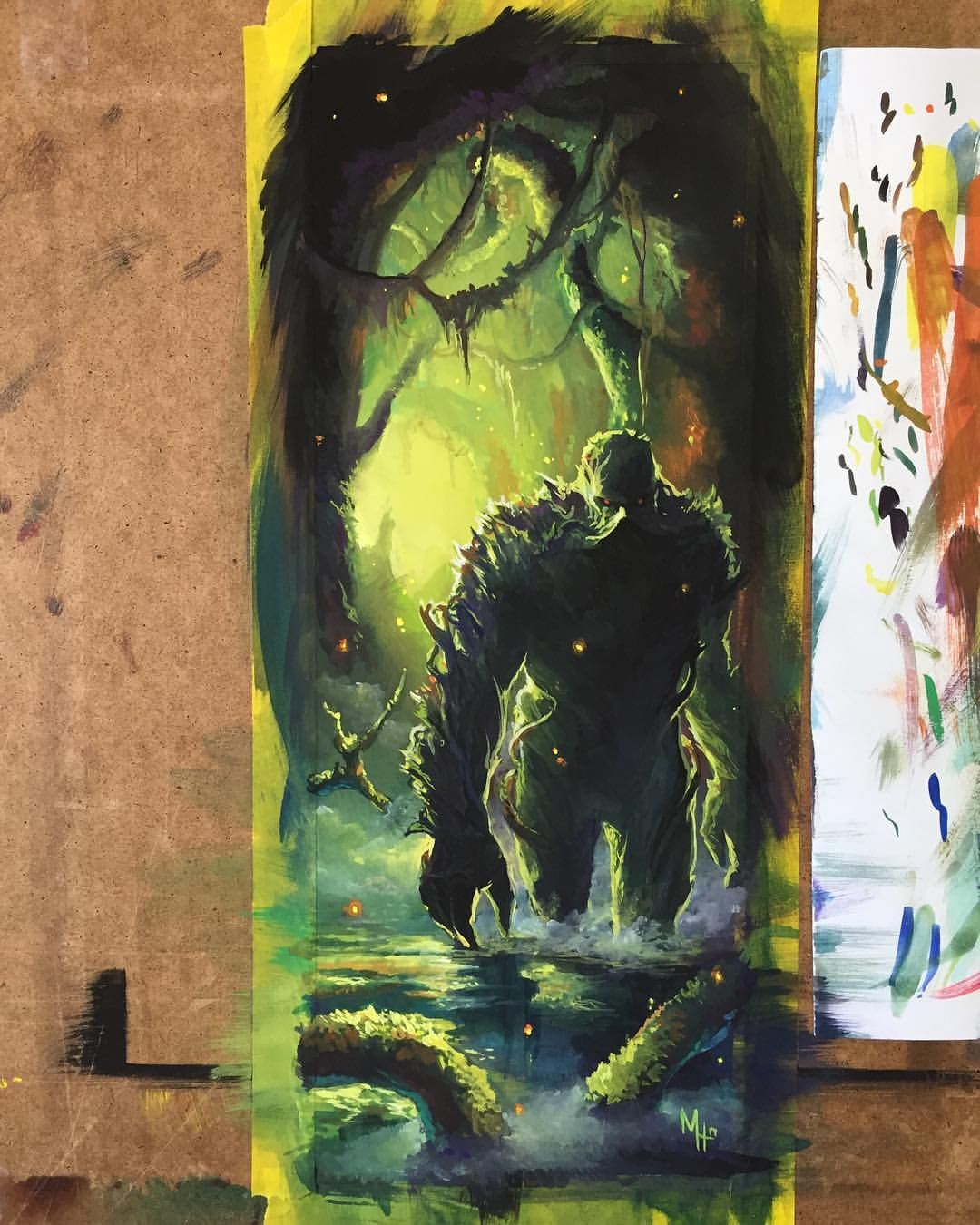 1080x1350 Swamp Thing By Meghan Hetrick - Hetrick Painting