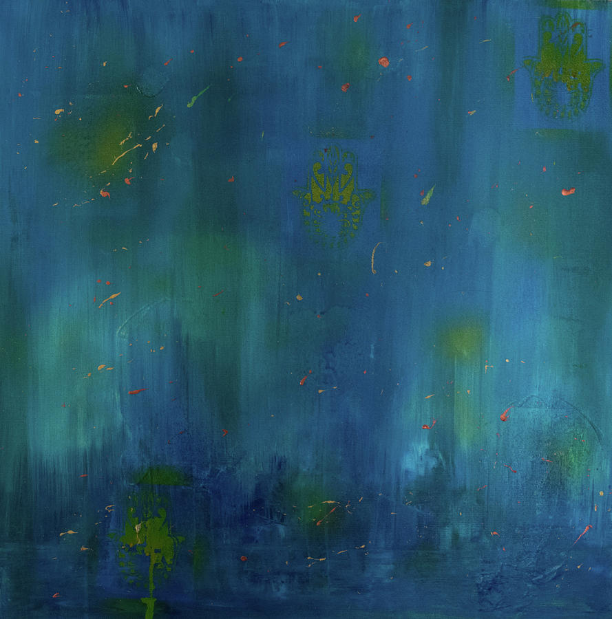 889x900 Ubud Funeral Painting By Stacy Hetrick - Hetrick Painting