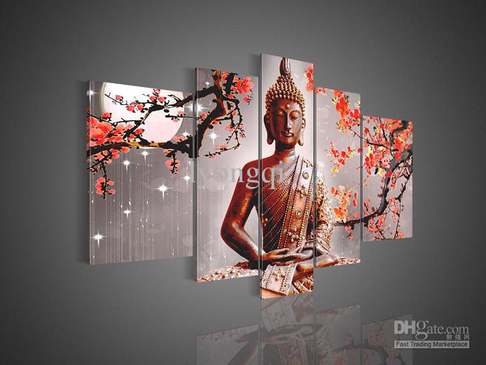 700x525 Online Cheap Hand Painted Hi Q Wall Art Home Decor Flower - Hi Painting