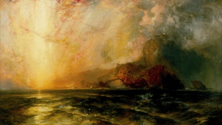 740x416 Thomas Moran's Mordor - Hiawatha Painting