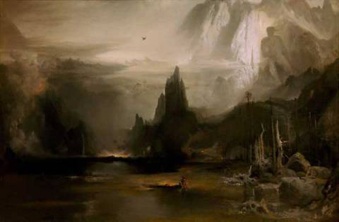 480x314 Thomas Moran - Hiawatha Painting