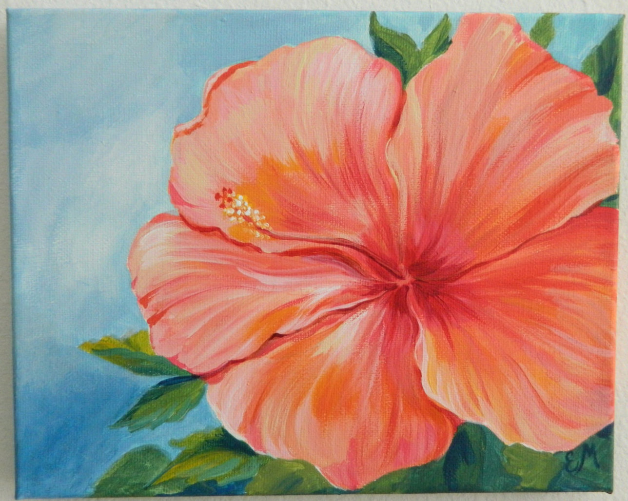 1288x1028 Paintings Of Hibiscus Flowers Choice Image - Hibiscus Flower Painting