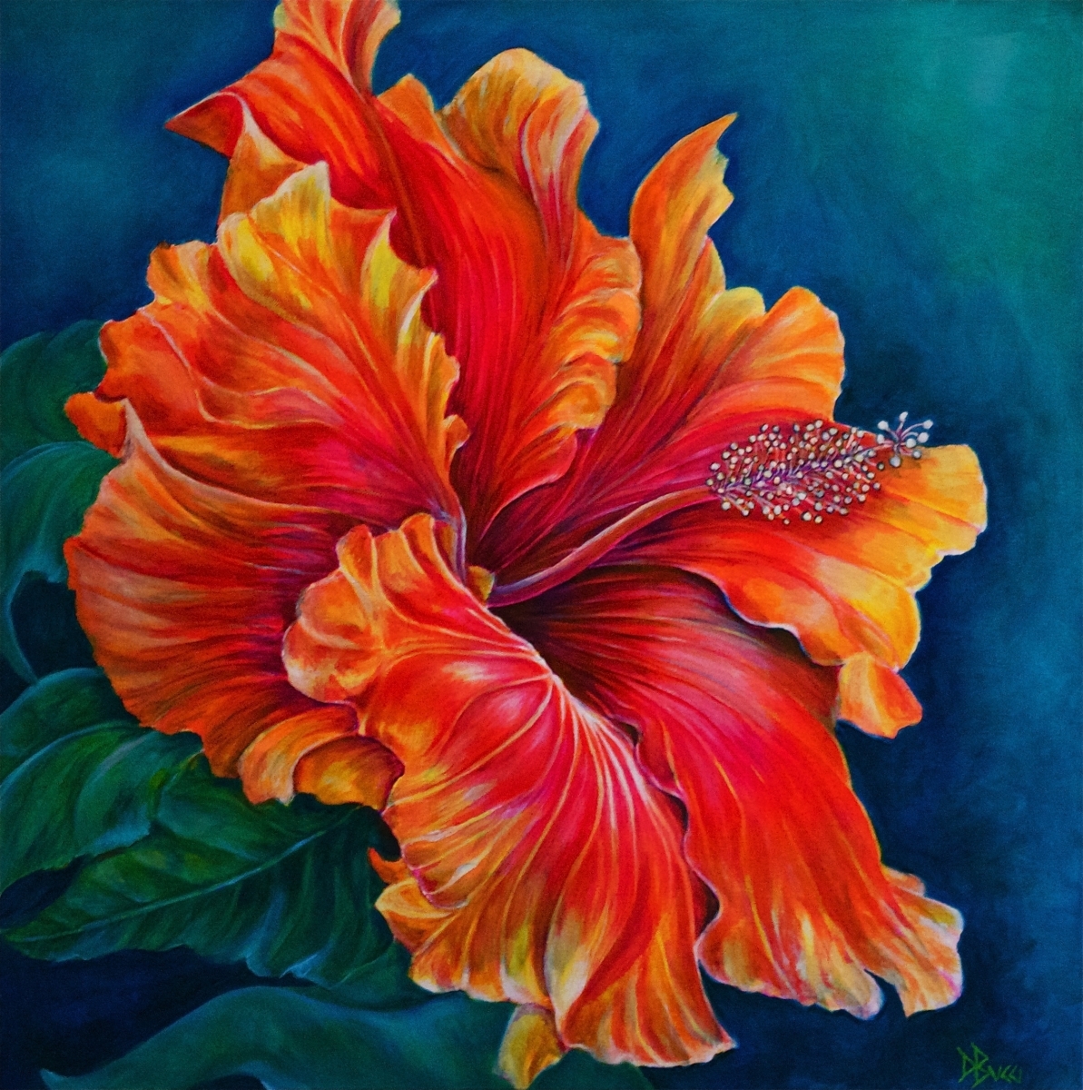 Hibiscus Painting At PaintingValley Com Explore Collection Of Hibiscus Painting