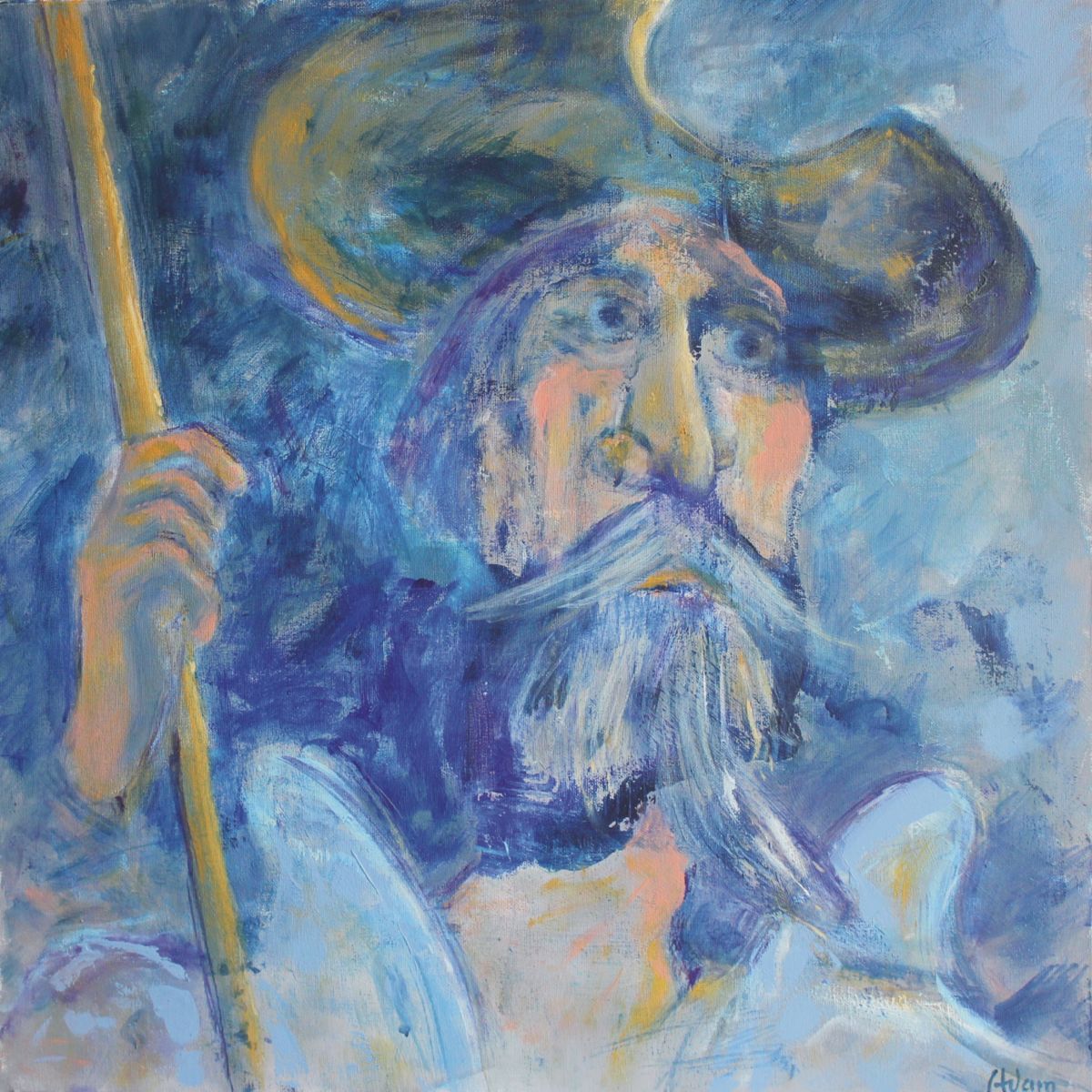 1200x1200 Hidalgo (Michel Adam) - Hidalgo Painting