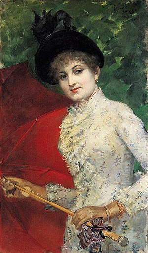 300x511 La Parisienne (Hidalgo Painting) - Hidalgo Painting