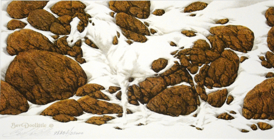 900x461 Bev Doolittle - Hidden Horses Painting