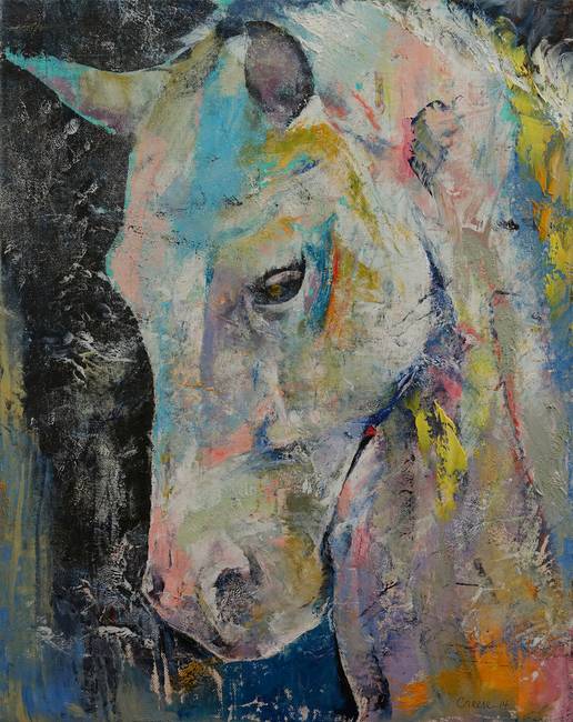 516x650 Conceptual Horse Painting Artwork For Sale On Fine Art Prints - Hidden Horses Painting