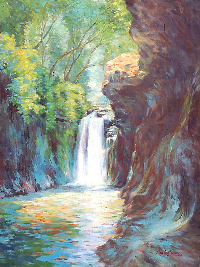 675x900 Hidden Valley Philippines Painting By Mon Fagtanac - Hidden Painting