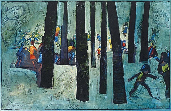 600x392 Hide And Seek - Hide And Seek Painting