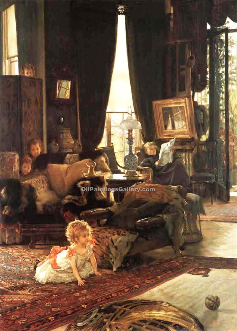 800x1115 Hide And Seek By James Tissot (Painting Id Cl 4284 Ka) - Hide And Seek Painting