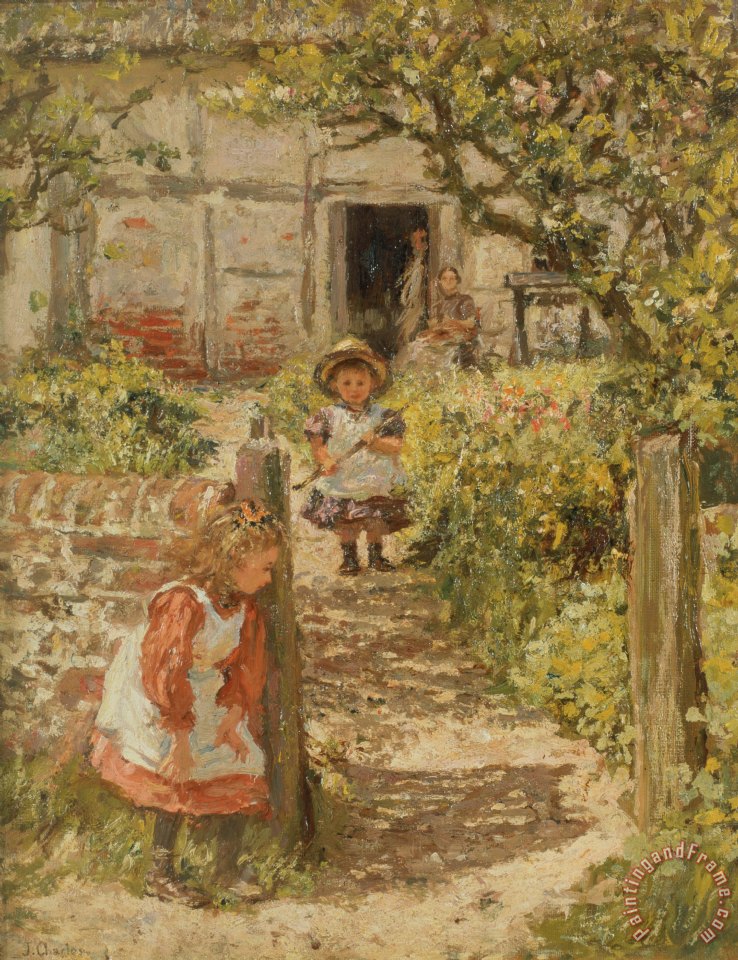 738x960 James Charles Hide And Seek Painting - Hide And Seek Painting