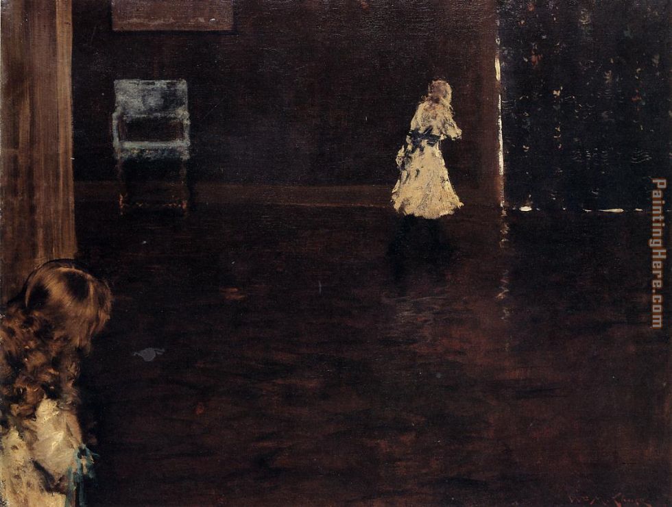 980x740 William Merritt Chase Hide And Seek Painting Anysize 50% Off - Hide And Seek Painting