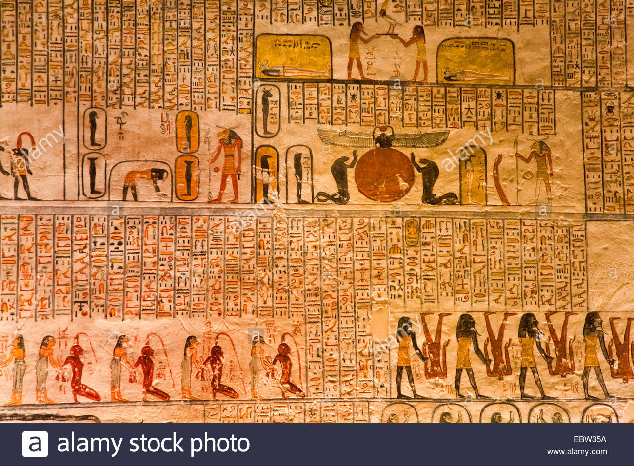 1300x956 Wall Paintings And Hieroglyphics In The Chamber Tomb Of Ramses V - Hieroglyphics Painting