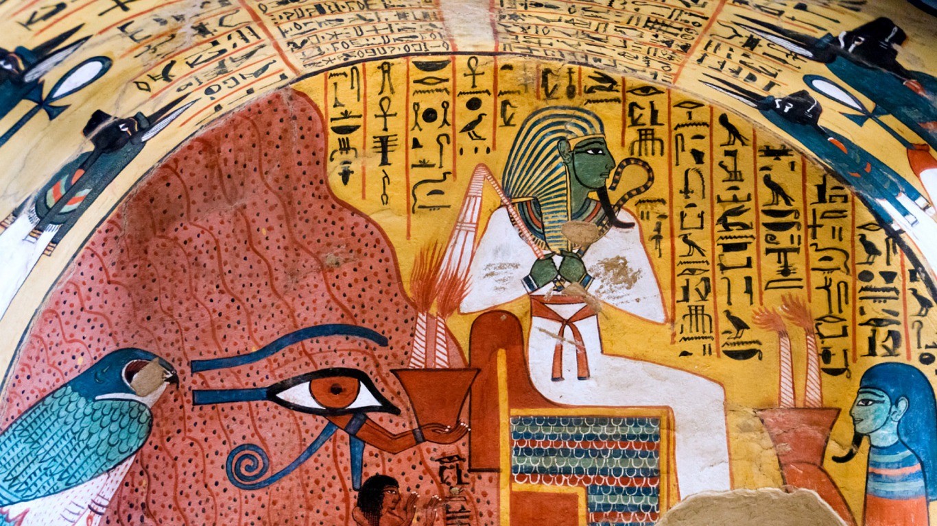Разделяй и властвуй Египет фреска