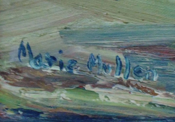 720x503 Vintage Marie Mullen Higgins Painting Of Nobska Light House - Higgins Painting