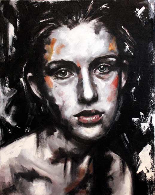 518x650 Katia Zhukova, High Contrast Portraits Amp Figures - High Contrast Painting
