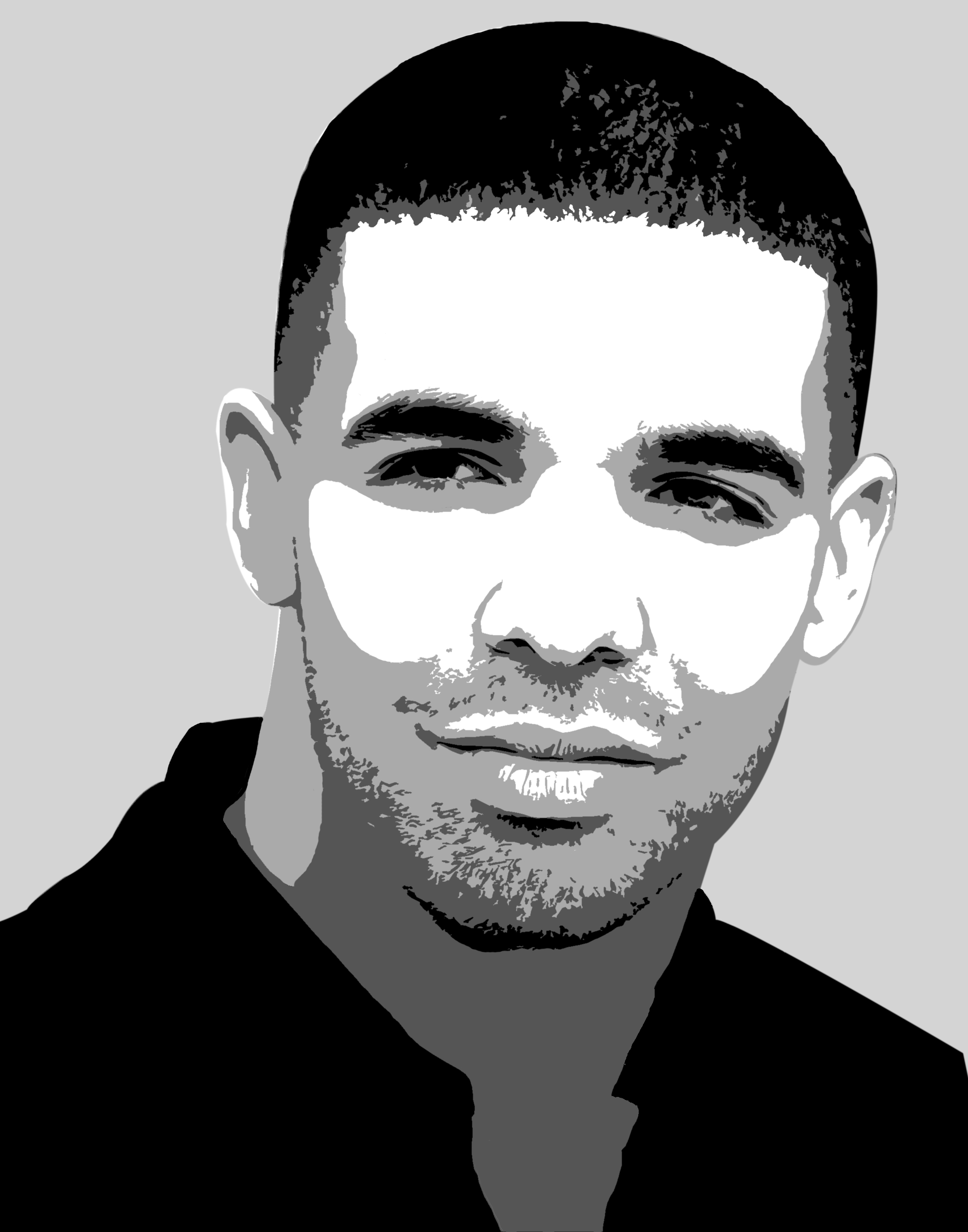 2243x2855 Pop Art Celebrity Portraits Sota Foundations 2 - High Contrast Painting