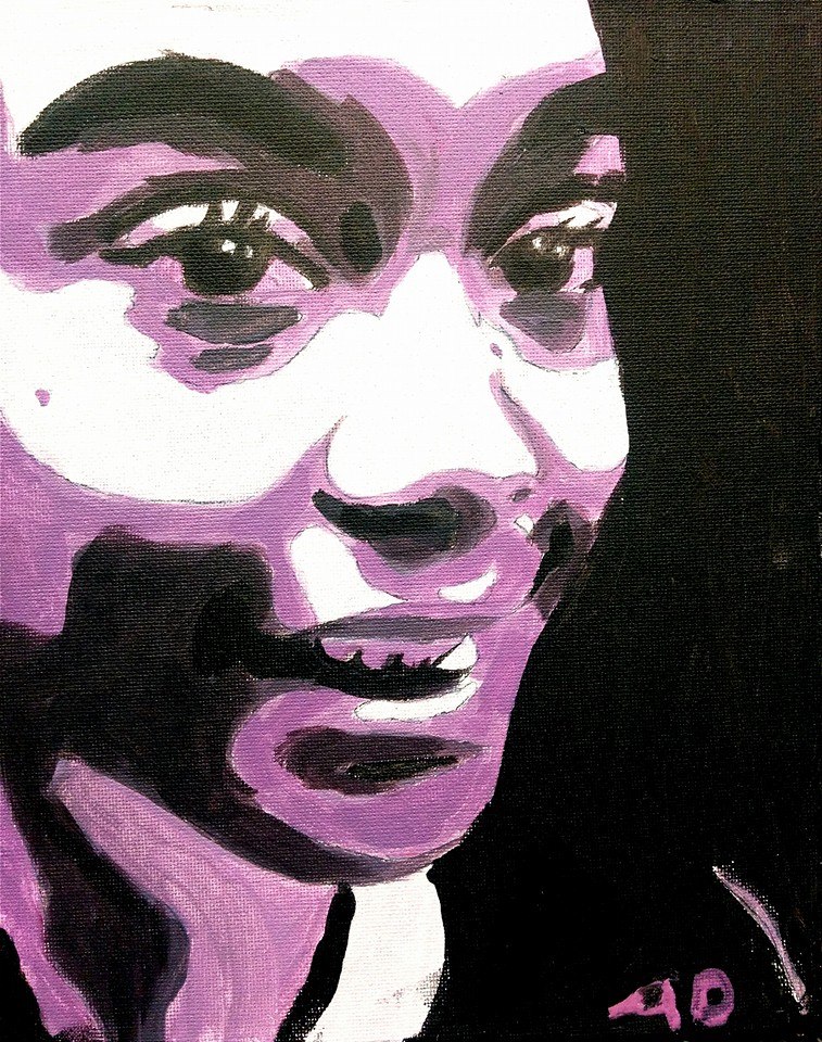 757x960 High Contrast Portrait 1 - High Contrast Painting