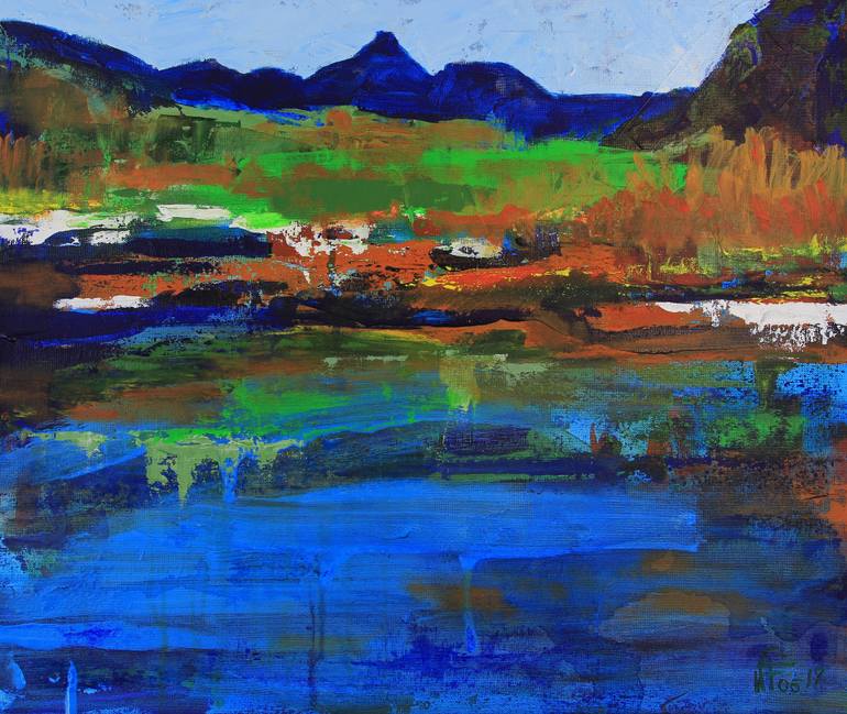 770x649 Saatchi Art Spring In High Country Painting By Walter Fahmy - High Country Painting