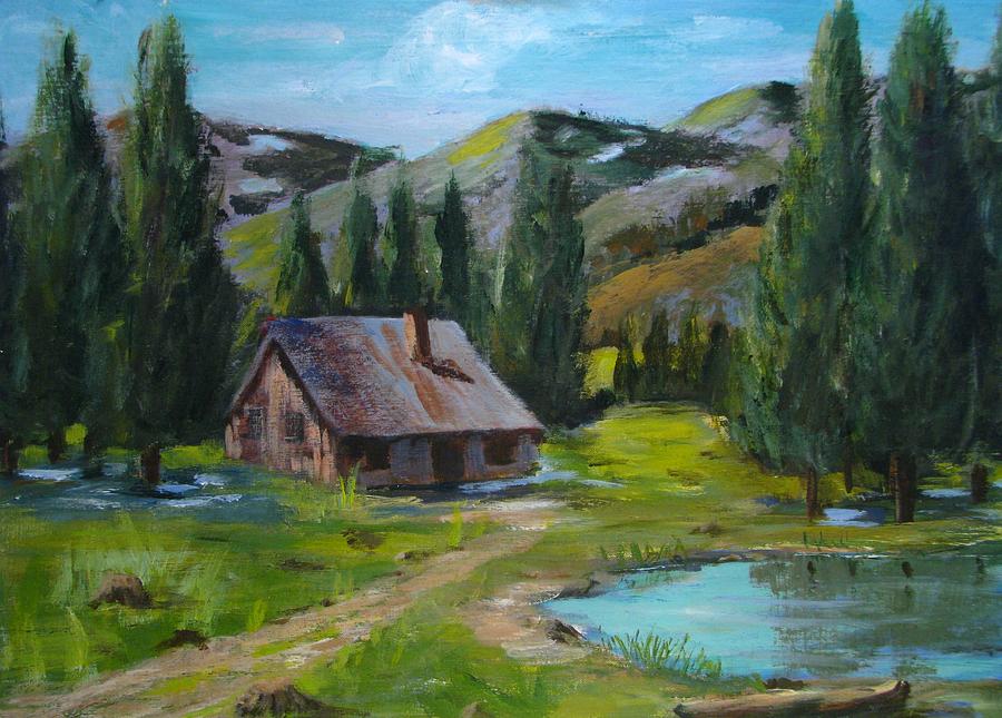 900x645 Springtime In The High Country Painting By Judi Pence - High Country Painting