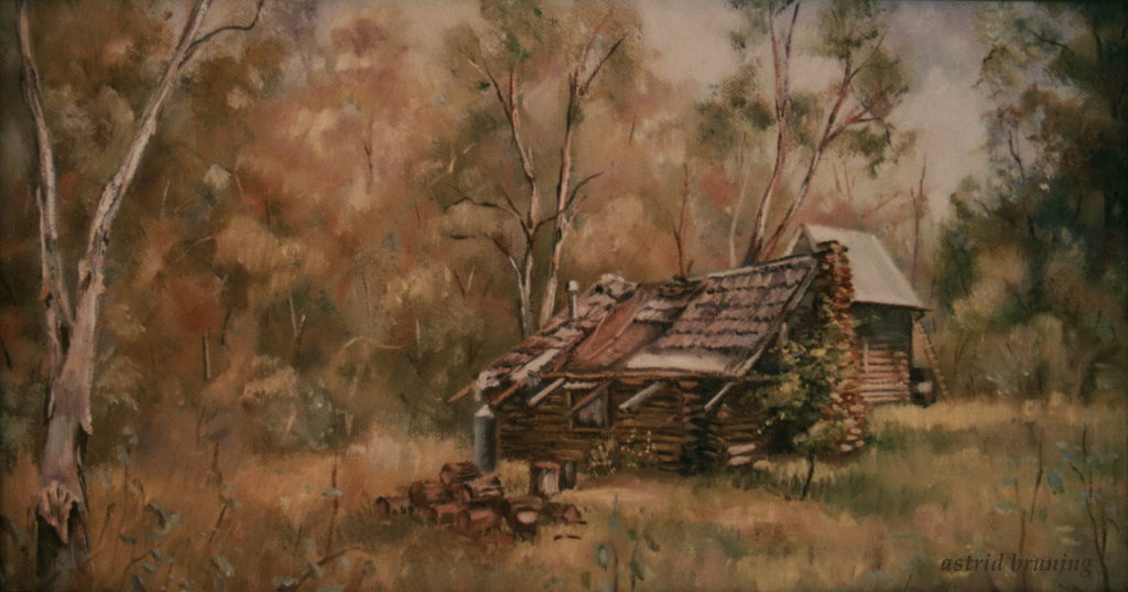 1024x537 Bush Hut, High Country - High Country Painting