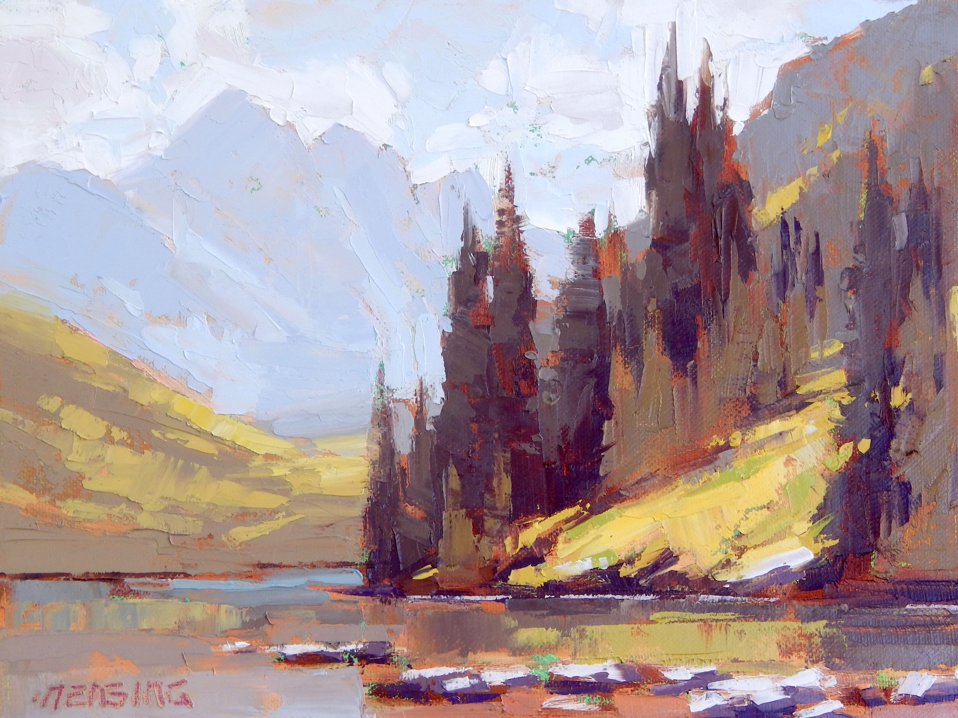 4032x3024 David Mensing Fine Art - High Country Painting