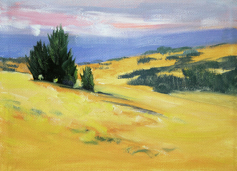 900x650 High Desert Horizon Painting By Nancy Merkle - High Desert Painting