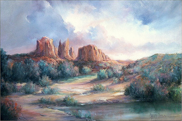 600x398 High Desert Painting By Sally Seago - High Desert Painting