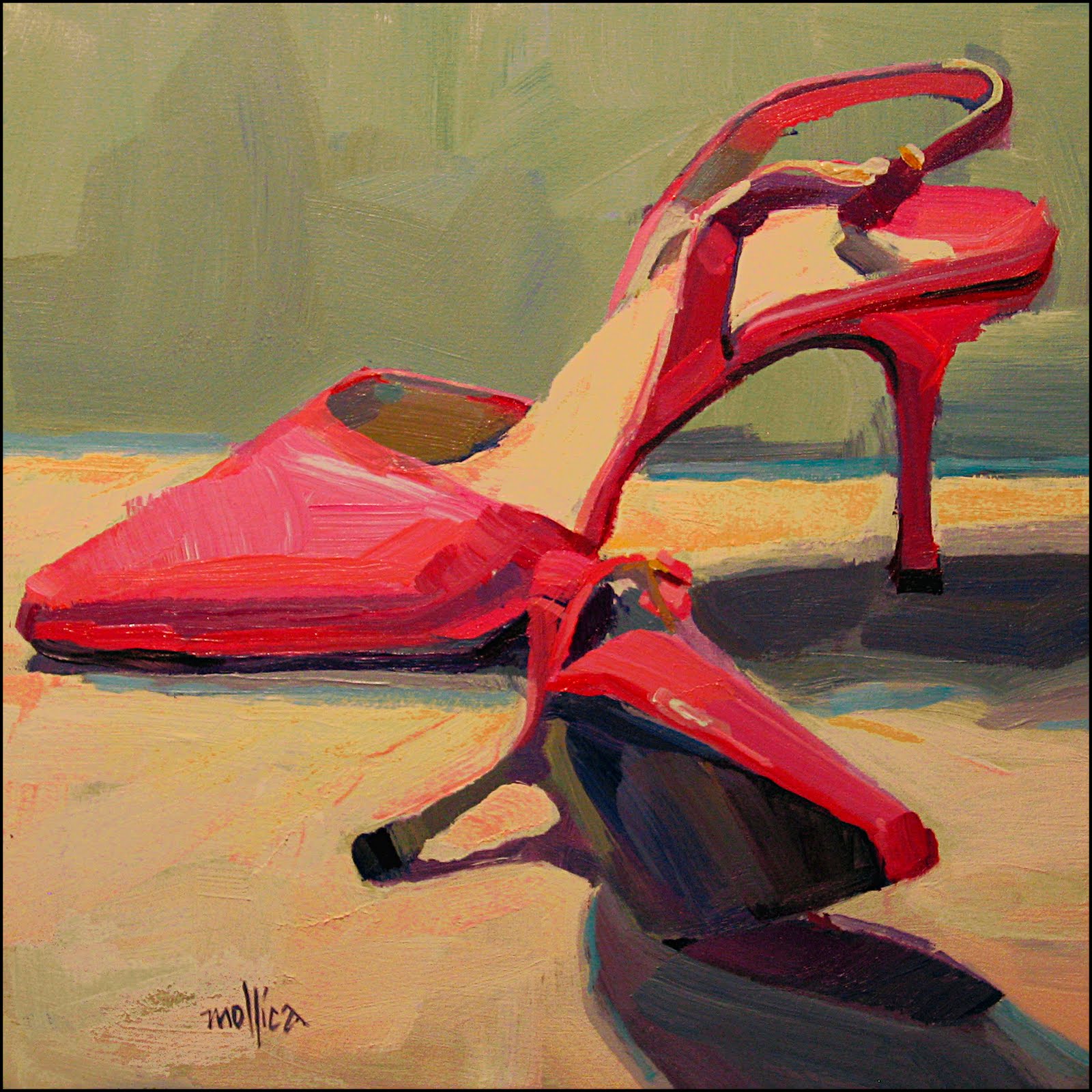 1600x1600 Patti Mollica - High Heel Painting