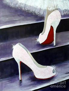 229x300 High Heels Paintings Fine Art America - High Heel Painting