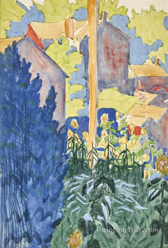 576x850 High Noon Artwork By Charles Burchfield Oil Painting Amp Art Prints - High Noon Painting