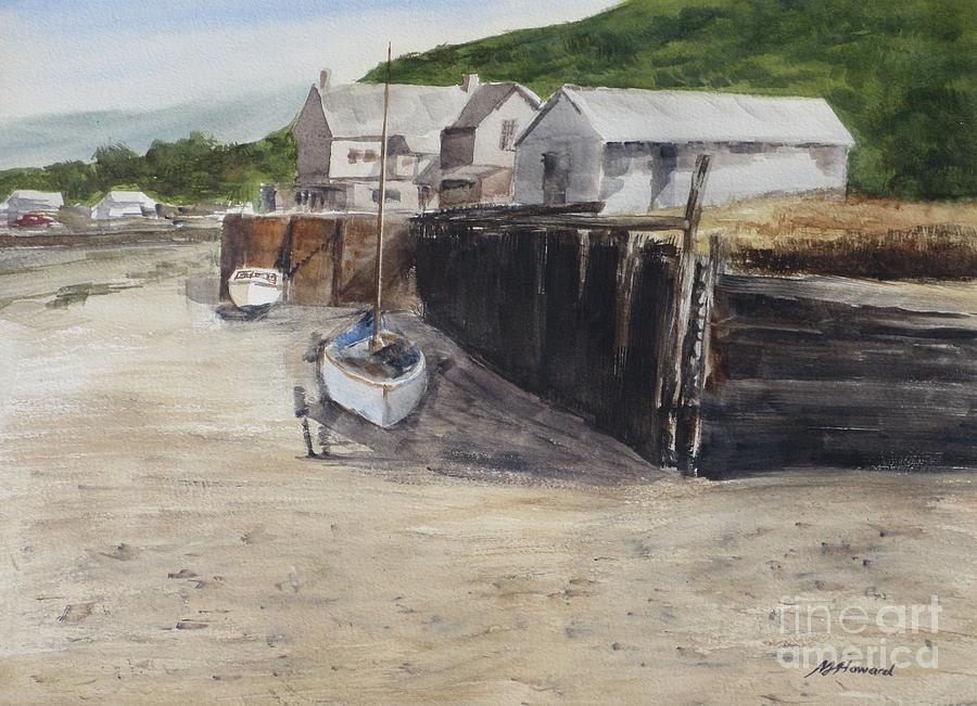 900x651 Low Tide At High Noon Painting By Martin Howard - High Noon Painting