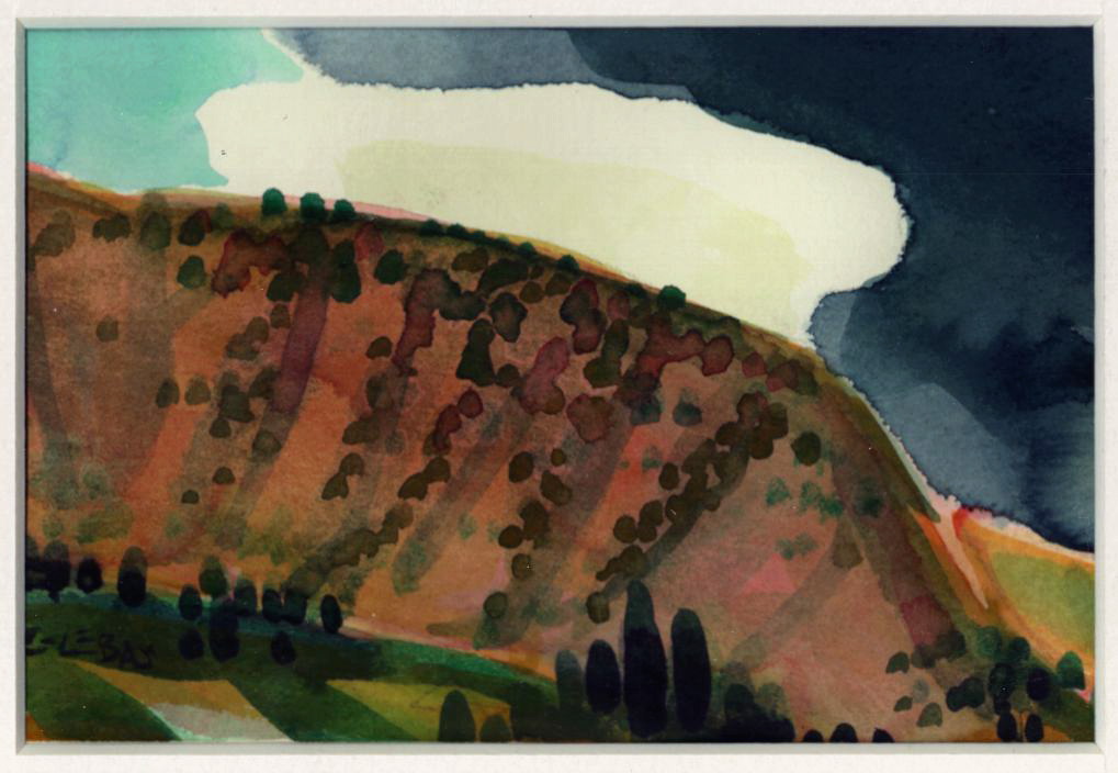 1019x704 Watercolors Circa 1998 - High Noon Painting