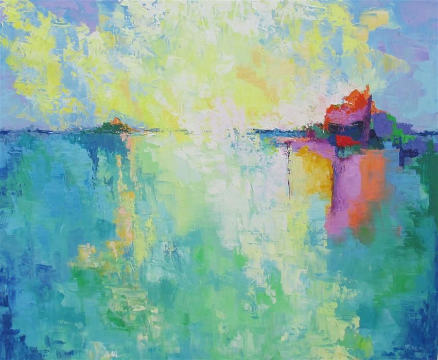 851x700 Buy Original Art By Weldon Ball Oil Painting Islands - High Noon Painting