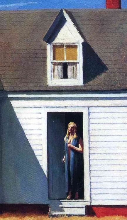 433x750 High Noon (Detail), 1949, Edward Hopper. Art - High Noon Painting