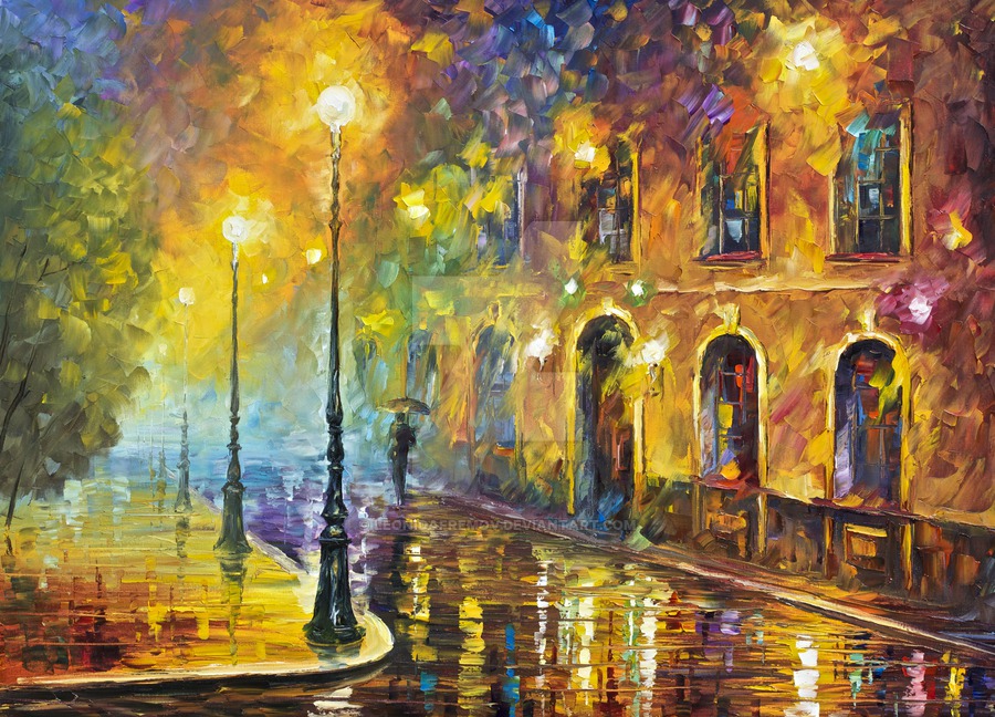900x648 18 High Resolution By Leonid Afremov By Leonidafremov - High Res Painting
