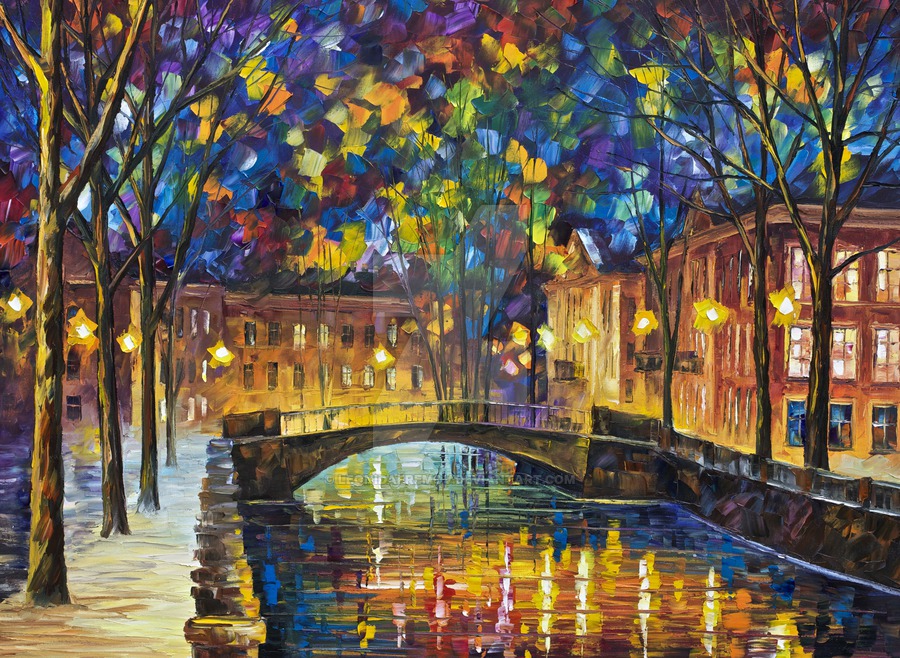 900x658 21 High Resolution By Leonid Afremov By Leonidafremov - High Res Painting