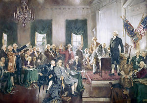 300x211 Signing Of The Us Constitution Painting Washington High Resolution - High Resolution Painting